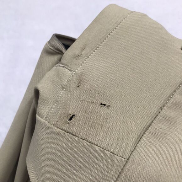 LULULEMON Commission Pants Men 32 (34x31) Tan Classic Fit Warpstreme Performance - Picture 7 of 16